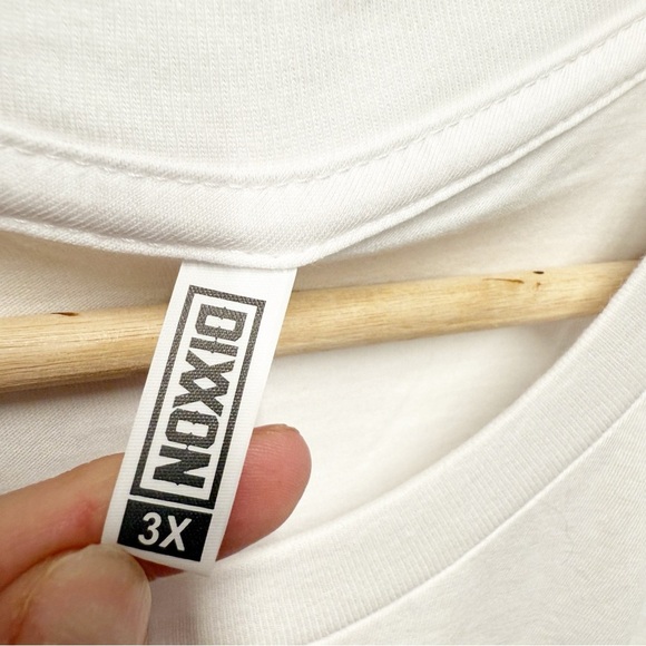 NWOT Dixxon Men's Sturgis Ride Fast White Tee Shirt, Size 3X - Picture 3 of 5